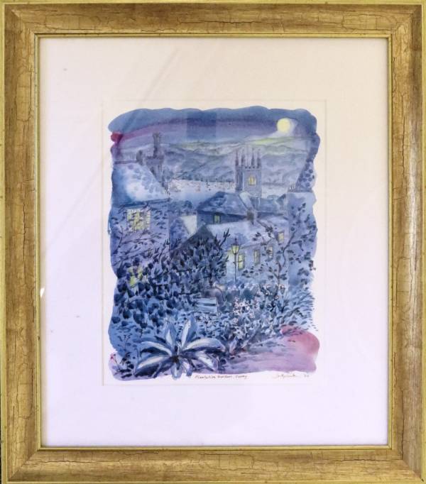 - a , Print by Jo Menhinick, measuring 25 x 20 cm (H x W) framed at 43 x 37 cm £225
